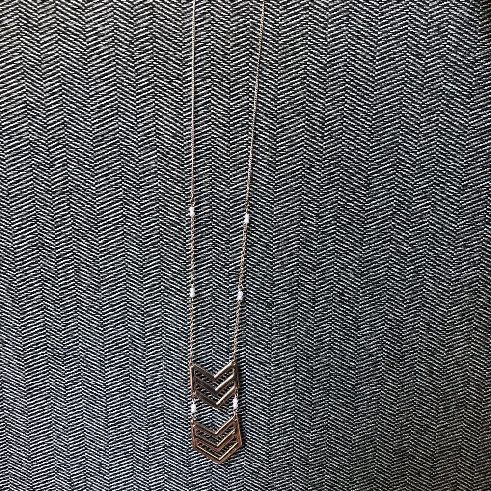 Long Gold Boho Necklace